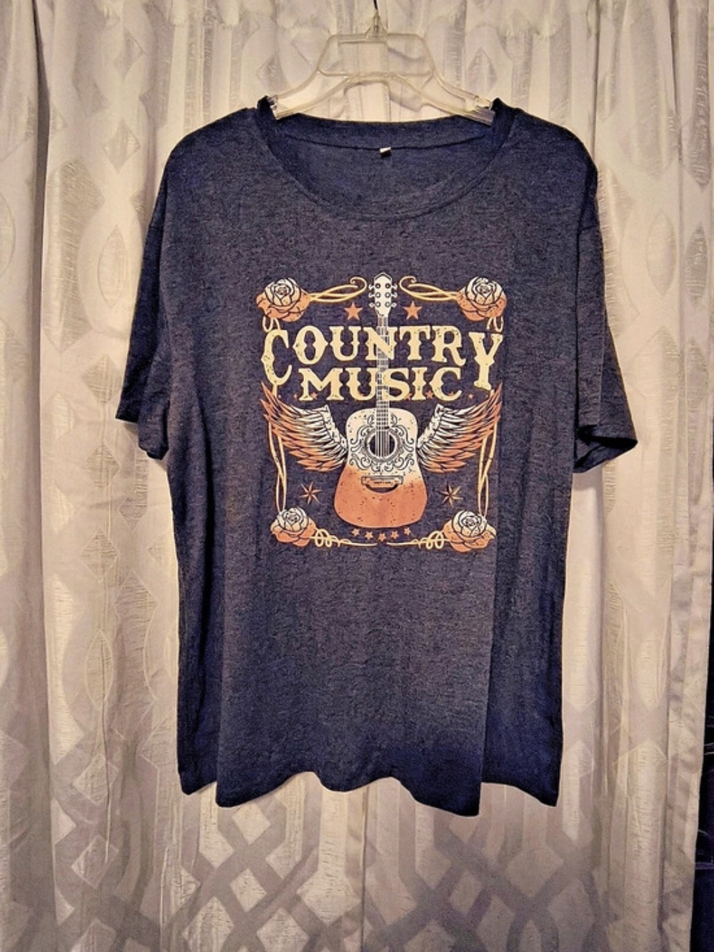 Womens 2XL Country Music Graphic T Shirt